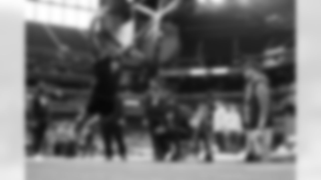 Missouri defensive lineman Chris McClellan (20) participates in the broad jump during the 2026 NFL Scouting Combine on Thursday, February 26, 2026 in Indianapolis, Indiana. (Cooper Neill/NFL)