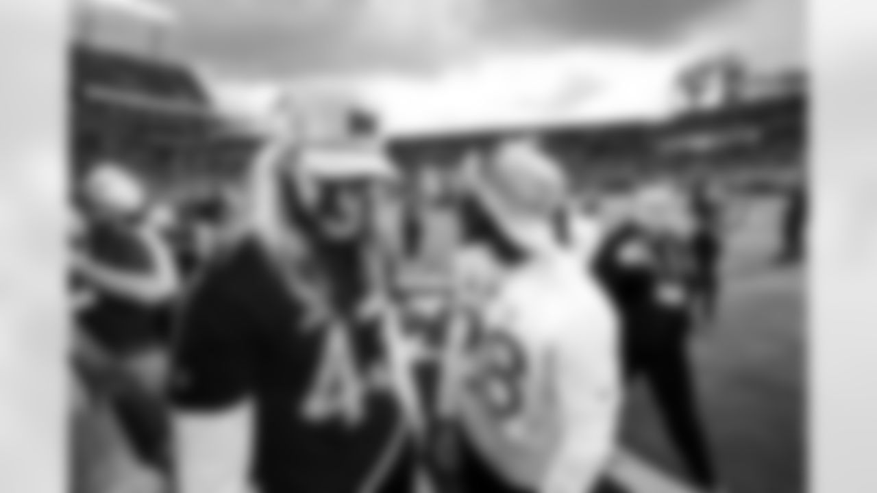 RB Jonathan Taylor #28 and Amber Derrow - Senior Director of Content Strategy and Operations