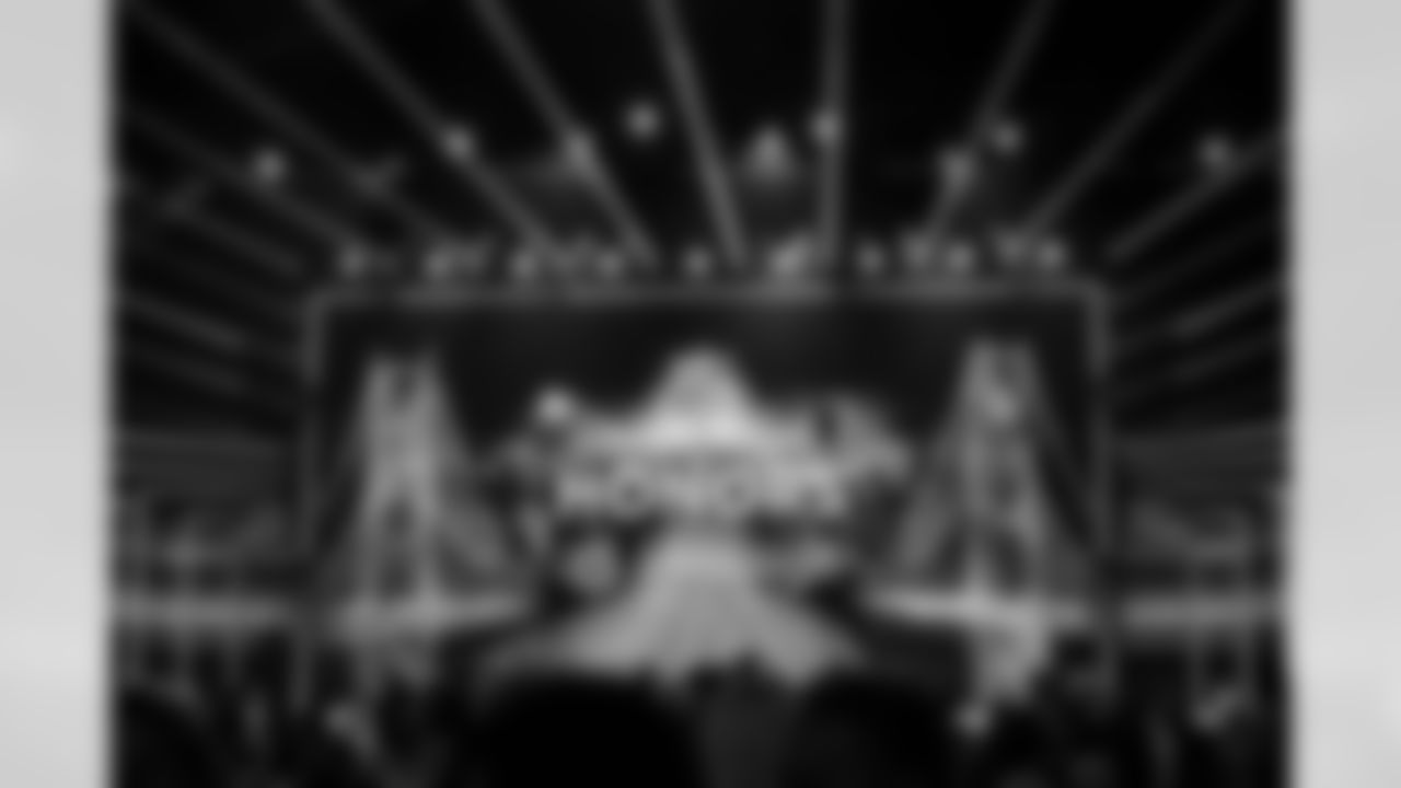 A general view of the stage prior to the NFL Honors awards show on Thursday, February 5, 2026 in San Francisco, California. (Logan Bowles/NFL)