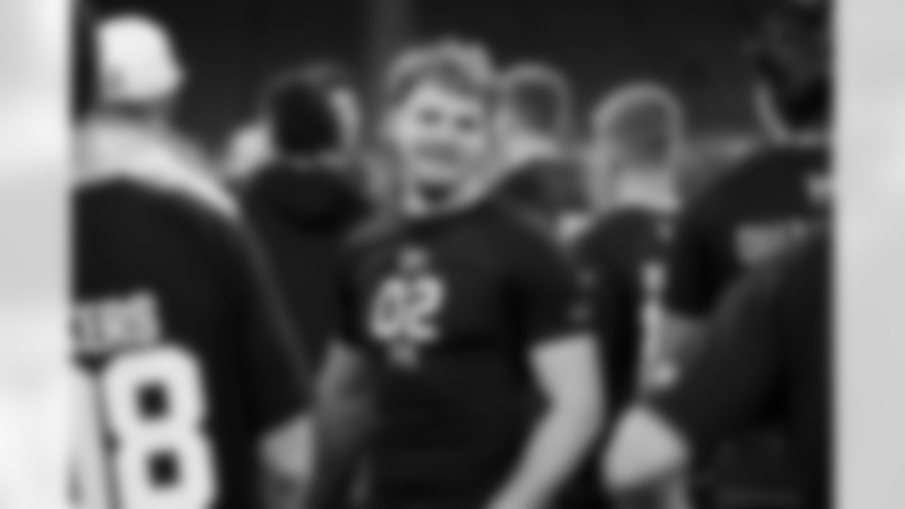 Michigan State kicker Ryan Eckley (02) participates in a drill during the 2026 NFL Scouting Combine on Wednesday, February 25, 2026 in Indianapolis, Indiana. (Cooper Neill/NFL)