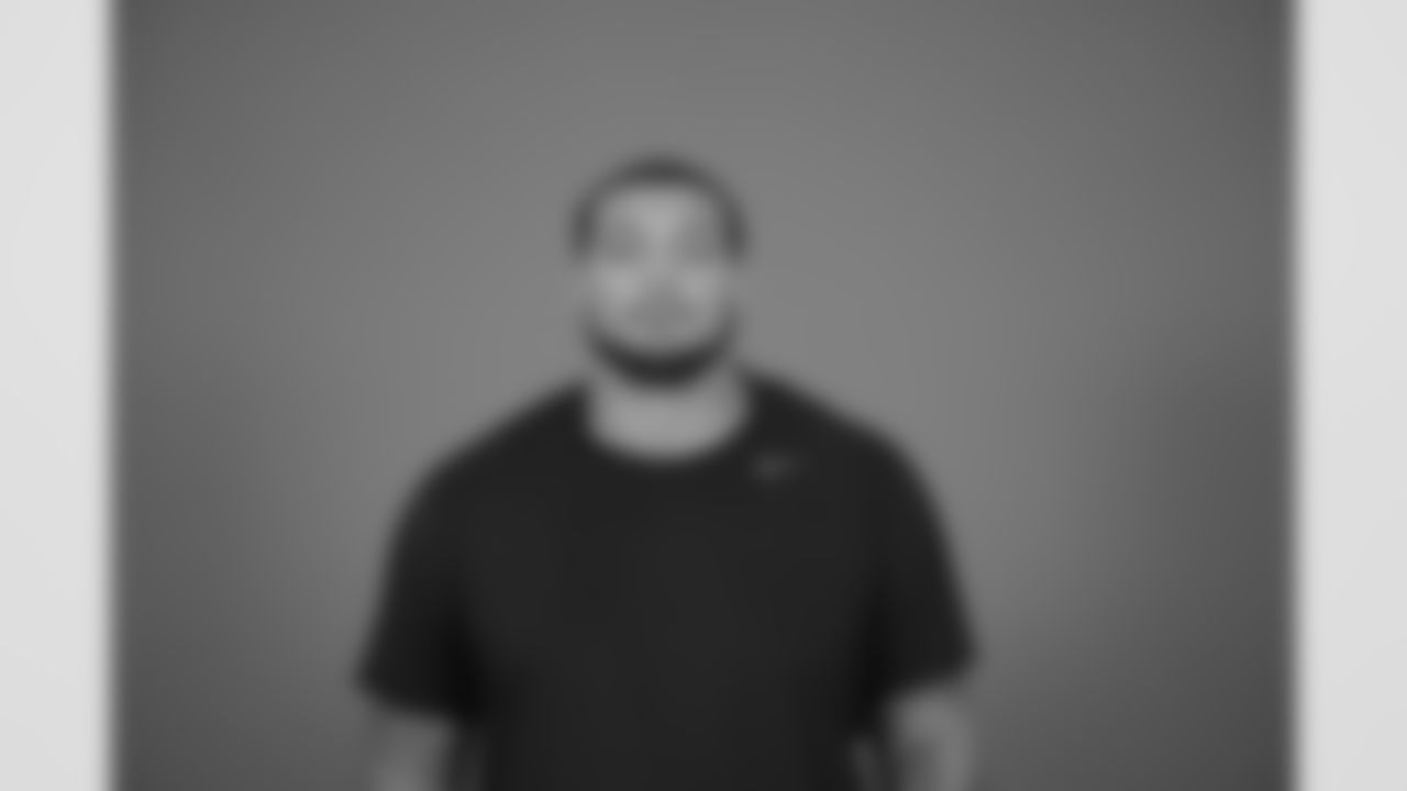 Minnesota defensive lineman Deven Eastern (10) poses for a portrait at the NFL football scouting combine in Indianapolis, Tuesday, Feb. 24, 2026 (AJ Mast/AP Content Services for the NFL)