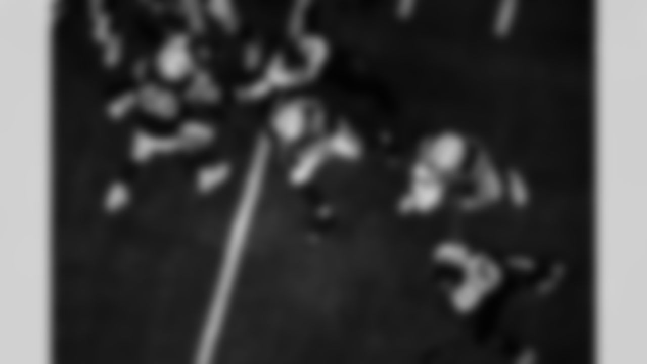 G Quenton Nelson #56, QB Phillip Rivers #17 and T Bernhard Raimann #79