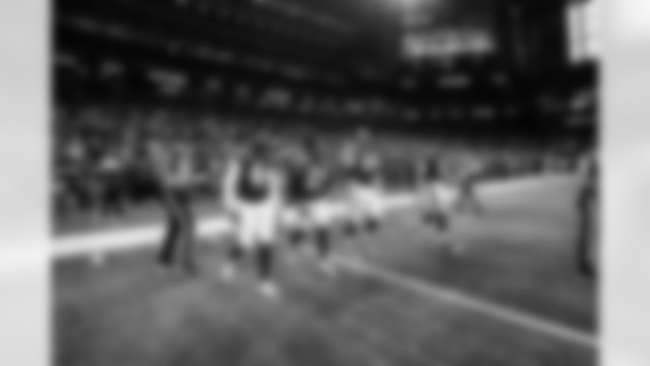 LB Zaire Franklin #44, CB Kenny Moore II #23, G Quenton Nelson #56 and QB Daniel Jones #17