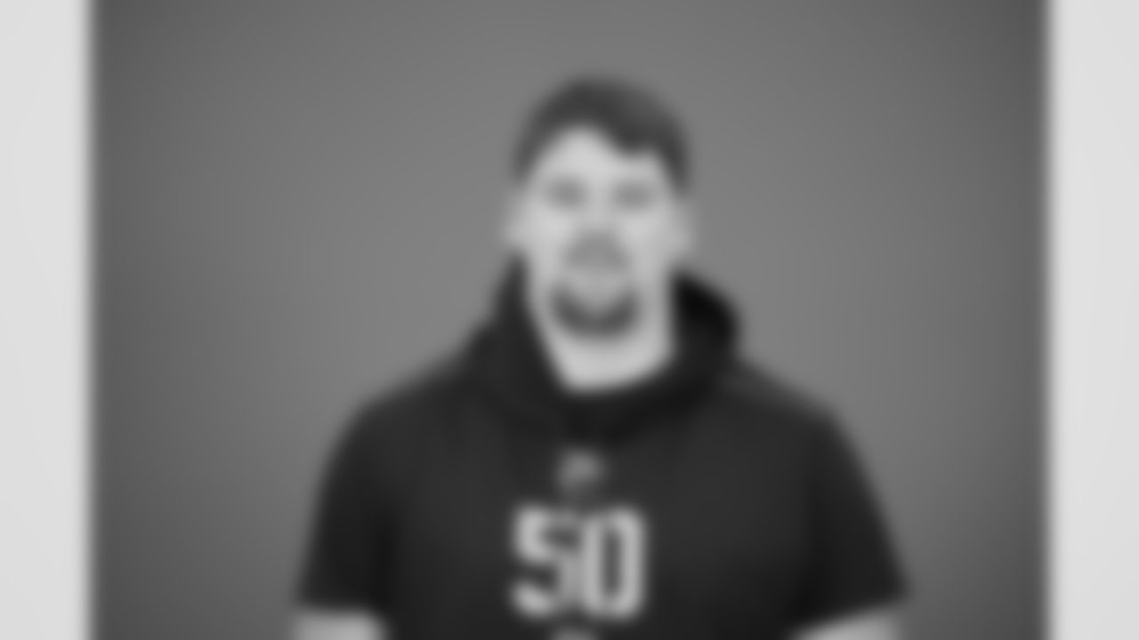 poses for a portrait at the NFL football scouting combine in Indianapolis, Thursday, Feb. 26, 2026 (AJ Mast/AP Content Services for the NFL)