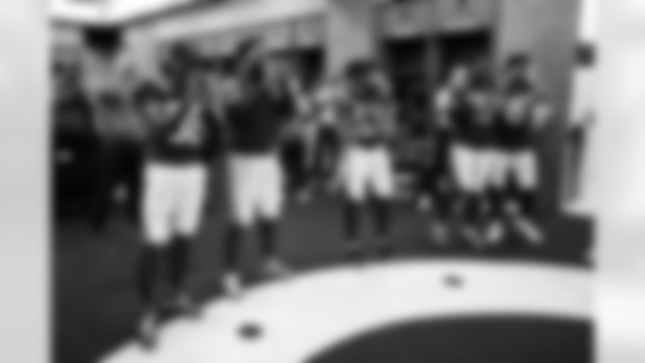CB Chris Lammons #38, LB Zaire Franklin #44, CB Kenny Moore II #23, CB Jonathan Edwards #35 and S Camryn Bynum #0
