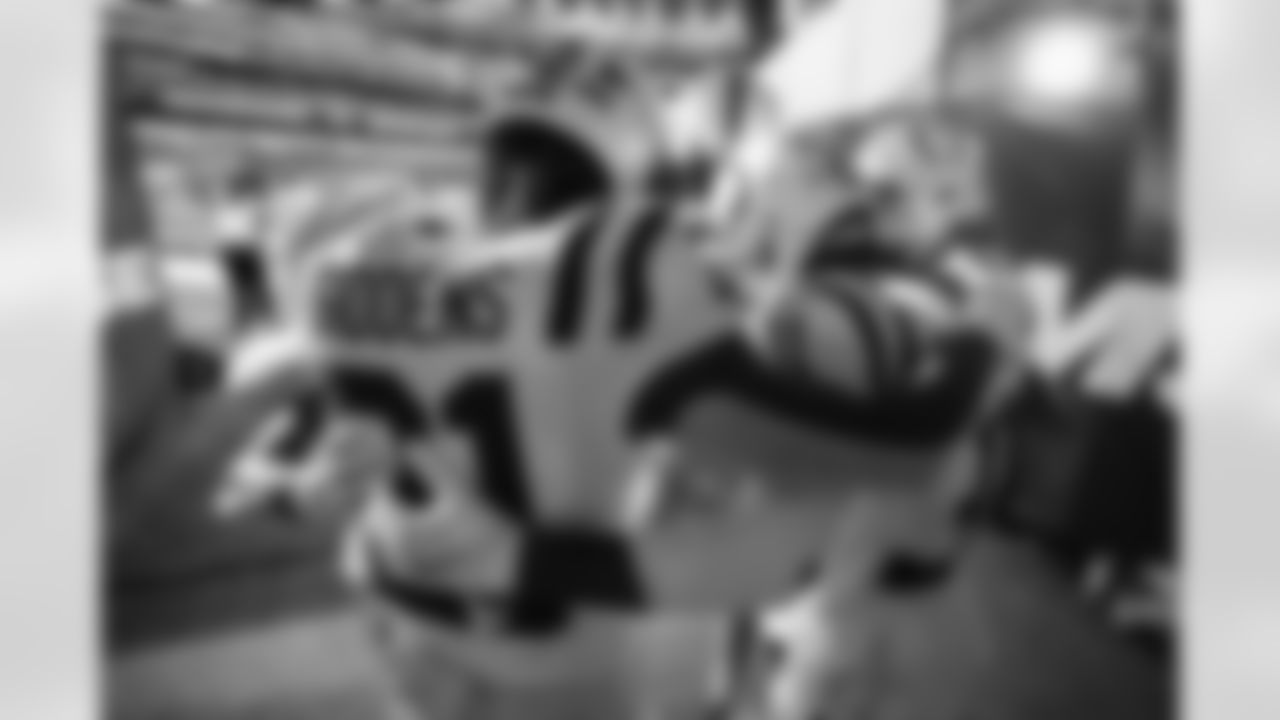 RB D.J. Giddens #21 and RB Tyler Goodson #31