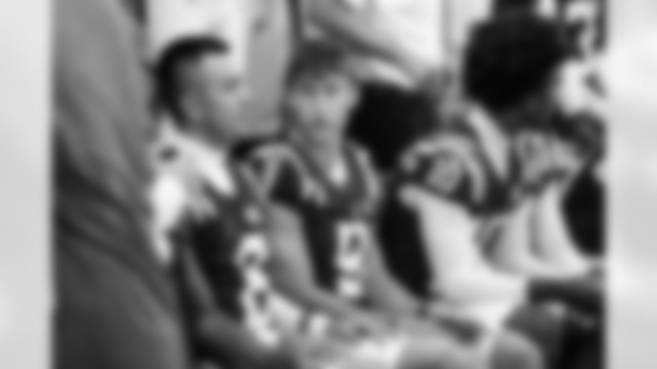 P Rigoberto Sanchez #8, WR Coleman Owen #3 and WR Adonai Mitchell #10