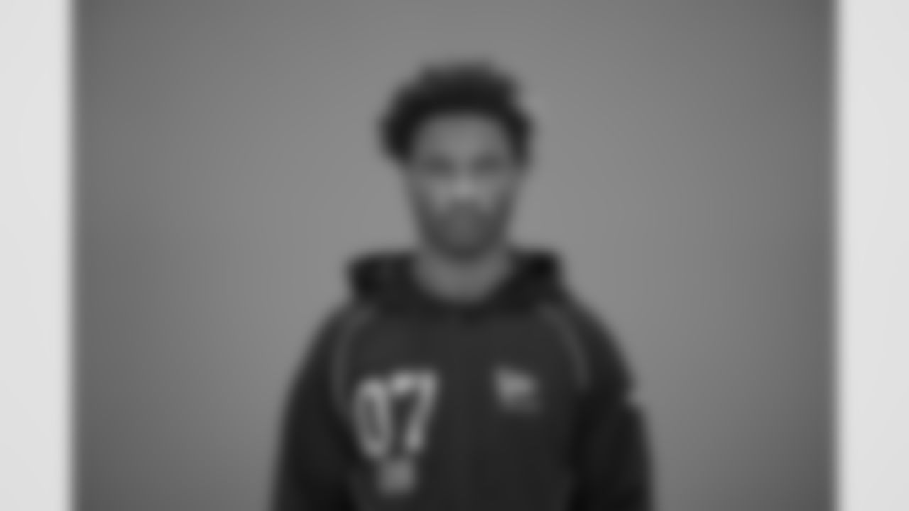 Stephen F. Austin defensive back Charles Demmings (07) poses for a portrait at the NFL football scouting combine in Indianapolis, Thursday, Feb. 26, 2026 (AJ Mast/AP Content Services for the NFL)