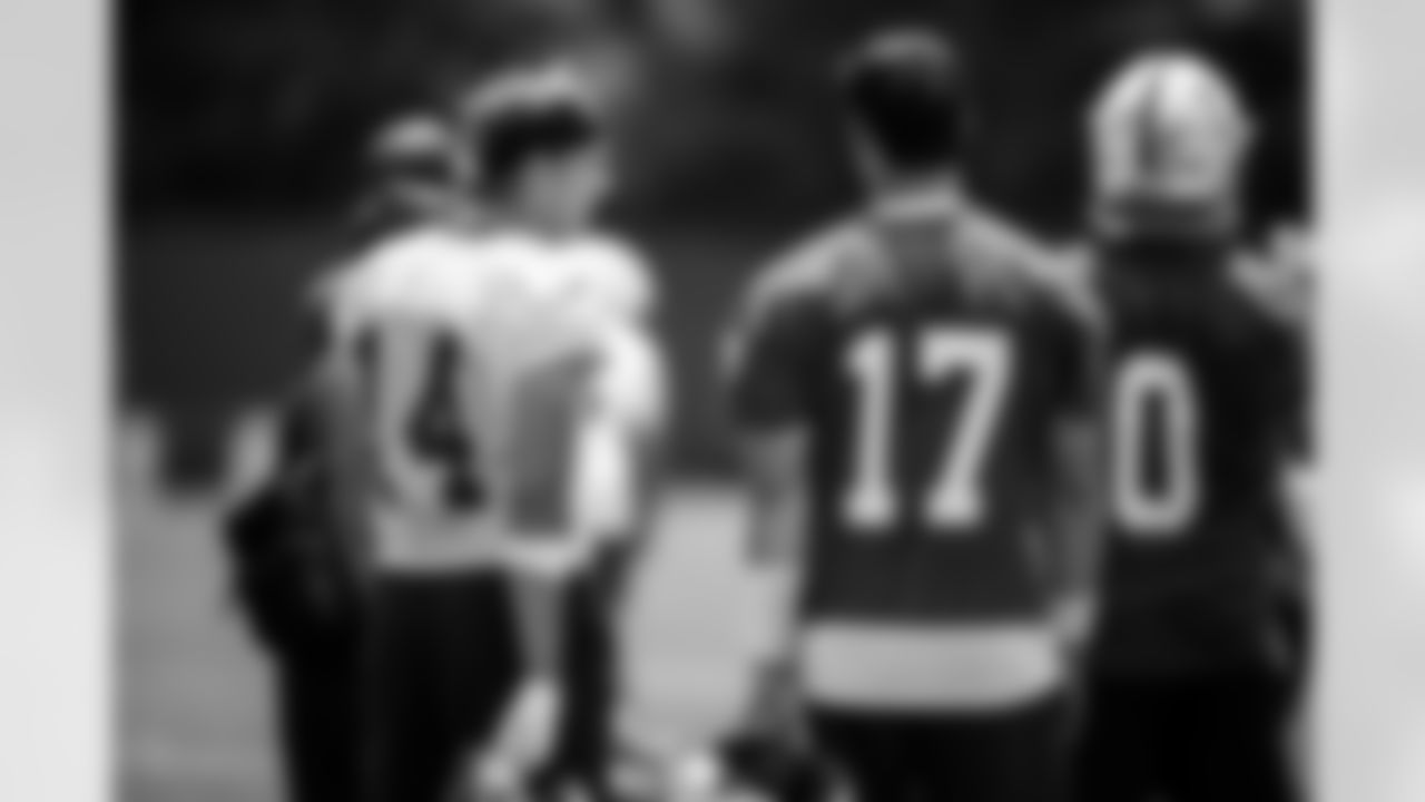 WR Alec Pierce #14 and QB Daniel Jones #17