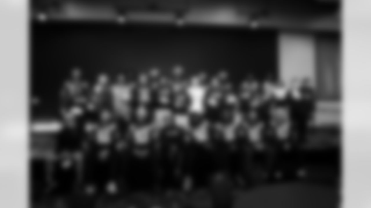 DT Chris Wormley #96, DE Viliami Fehoko Jr. #96, DT Eric Johnson II #98, DT Tim Smith #93, DT Neville Gallimore #92, DE Kwity Paye #51, DE JT Tuimoloau #91, DE Laiatu Latu #97, DT Grover Stewart #90, DT DeForest Buckner #99, DE Durell Nchami #74, DT Adetomiwa Adebawore #95 and DE Samson Ebukam #52