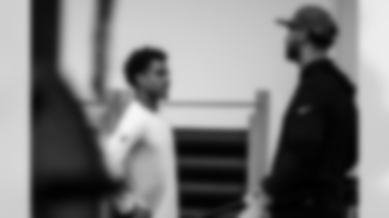 WR Josh Downs #2 and WR Michael Pittman Jr. #11