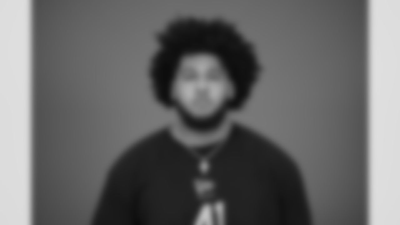 poses for a portrait at the NFL football scouting combine in Indianapolis, Thursday, Feb. 26, 2026 (AJ Mast/AP Content Services for the NFL)