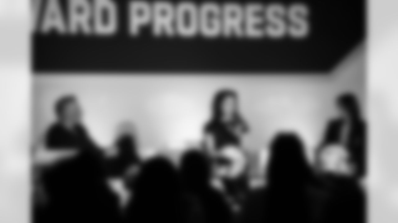 Pat McAfee, Carlie Irsay-Gordon Owner & CEO and Kalen Jackson - Owner & Chief Brand Officer and President of the Indianapolis Colts Foundation