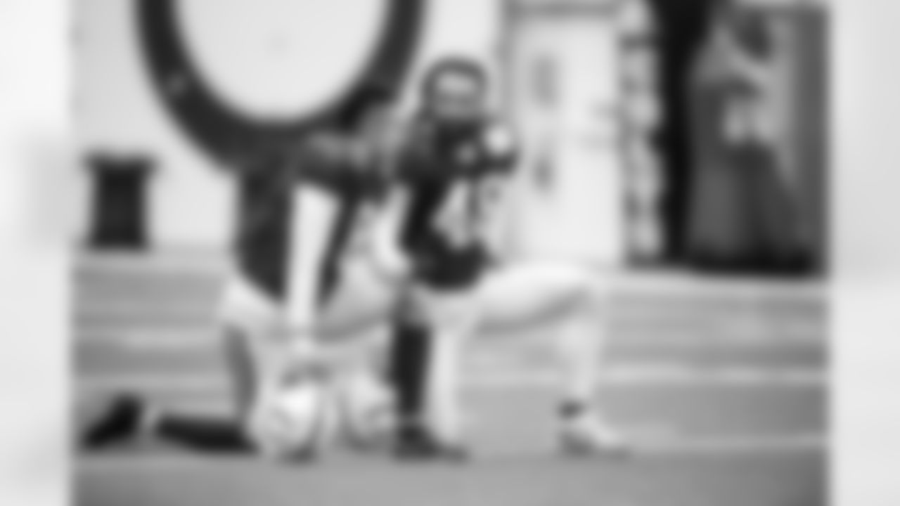 P Rigoberto Sanchez #8 and LS Luke Rhodes #46