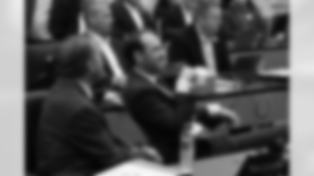 James Irsay Owner and CEO, Shane Steichen Head Coach
An inside look at the Colts staff inside the War Room during round one of the 2023 NFL Draft.