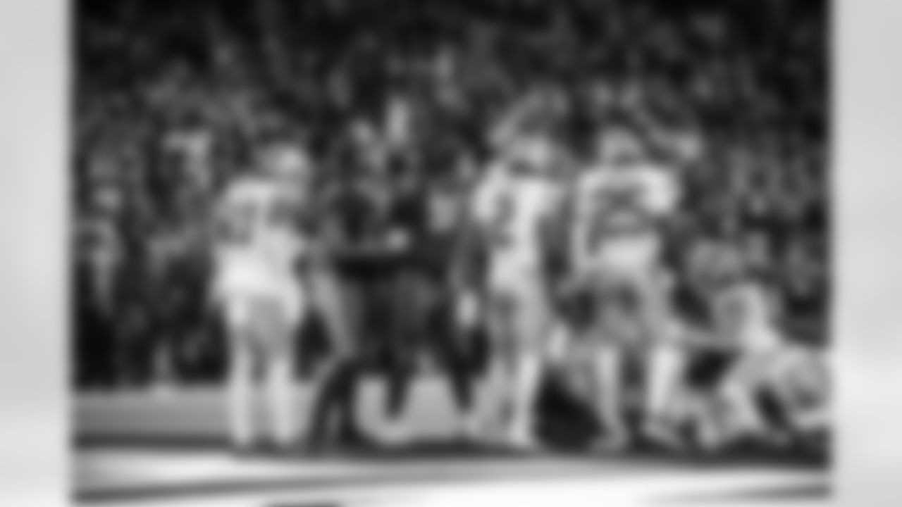 WR Michael Pittman Jr. #11, G Quenton Nelson #56 and RB Jonathan Taylor #28