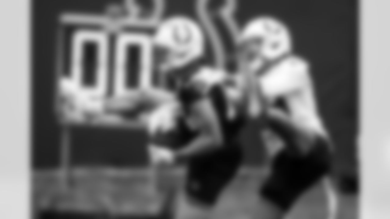 WR Alec Pierce #14 and CB JuJu Brents #29
