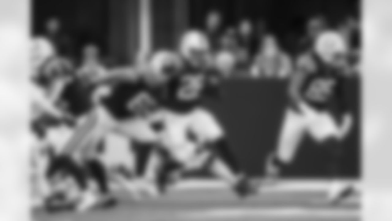 WR Michael Pittman Jr. #11, OL Tanor Bortolini #60, RB Jonathan Taylor #28 and TE Drew Ogletree #85