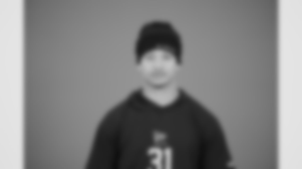 Clemson defensive back Avieon Terrell (31) poses for a portrait at the NFL football scouting combine in Indianapolis, Wednesday, Feb. 25, 2026 (AJ Mast/AP Content Services for the NFL)