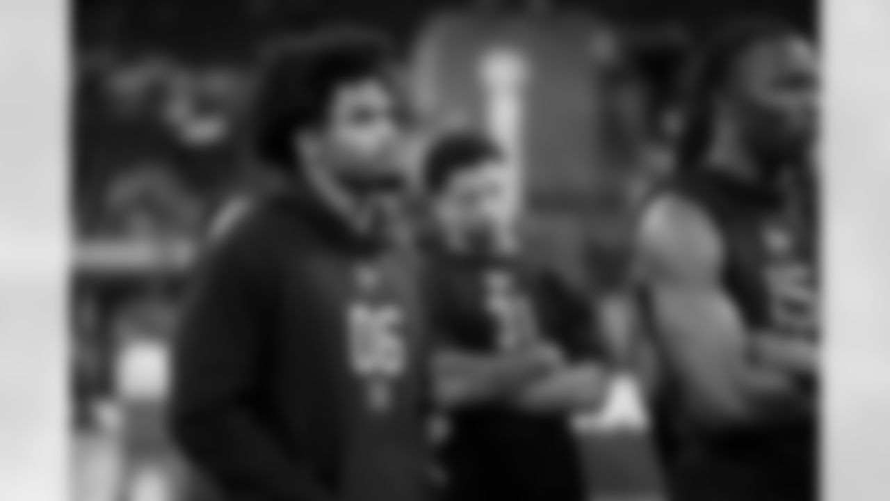 LSU defensive back Mansoor Delane (06) participates in a drill during the 2026 NFL Scouting Combine on Friday, February 27, 2026 in Indianapolis, Indiana. (Cooper Neill/NFL)