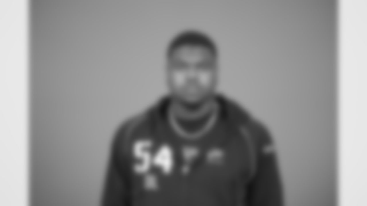 Alabama defensive lineman LT Overton (54) poses for a portrait at the NFL football scouting combine in Indianapolis, Tuesday, Feb. 24, 2026 (AJ Mast/AP Content Services for the NFL)