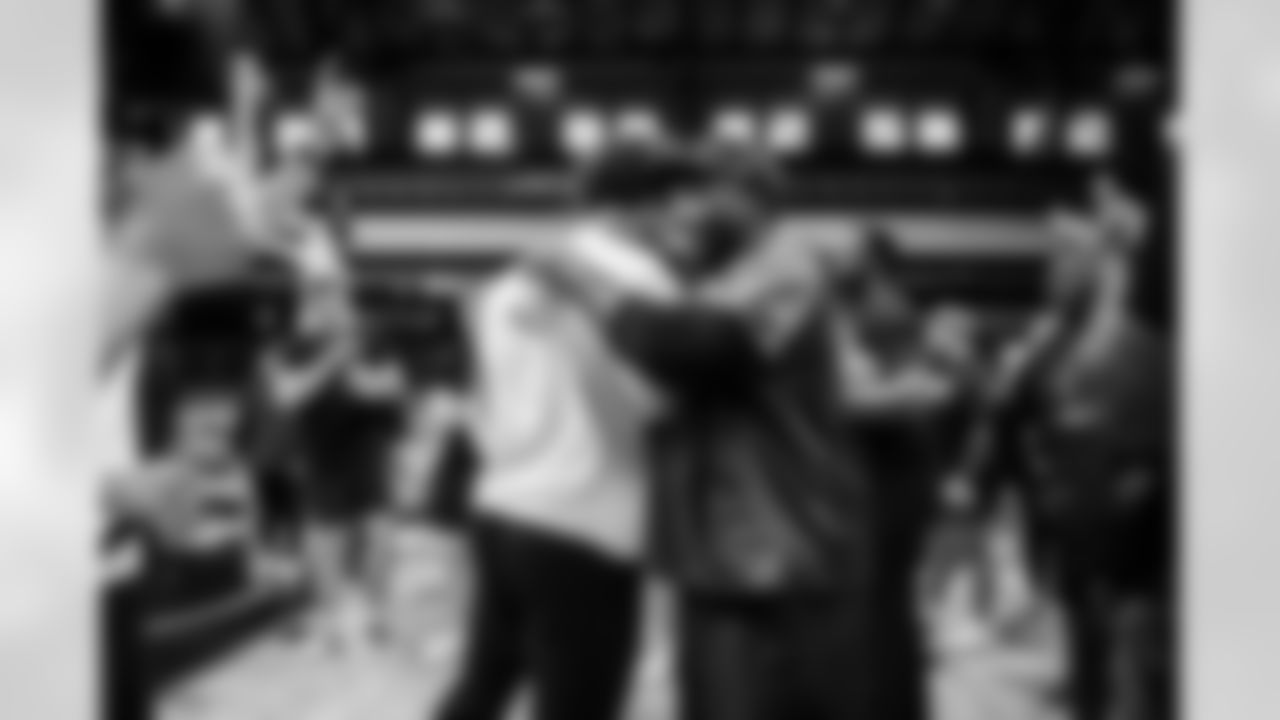 DE Tyquan Lewis #94 and TE Drew Ogletree #85