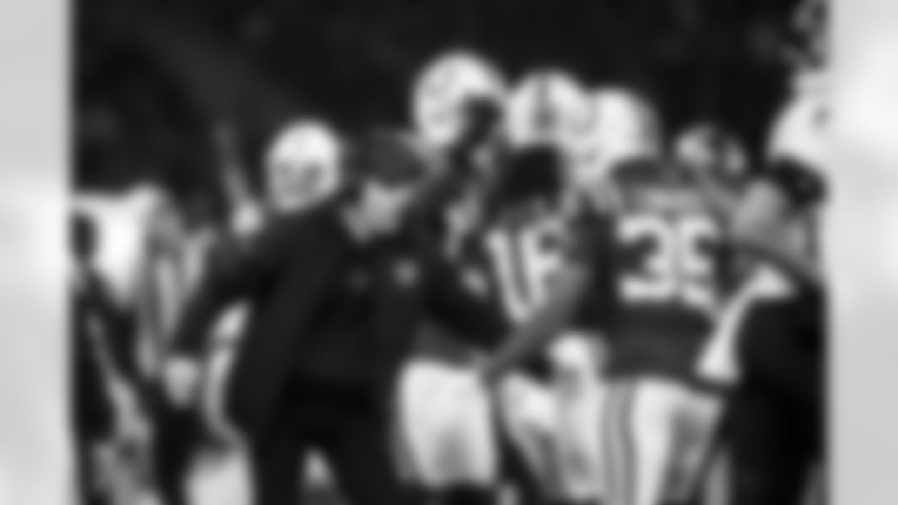 Brian Mason Special Teams Coordinator, WR Ashton Dulin #16 and CB Johnathan Edwards #35