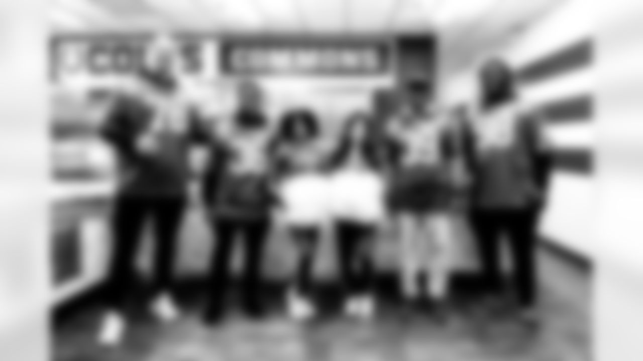 T Jack Wilson #76, RB Salvon Ahmed #36, Jada W., CB David Long Jr. #39, Victoria F. and DT Eric Johnson II #98