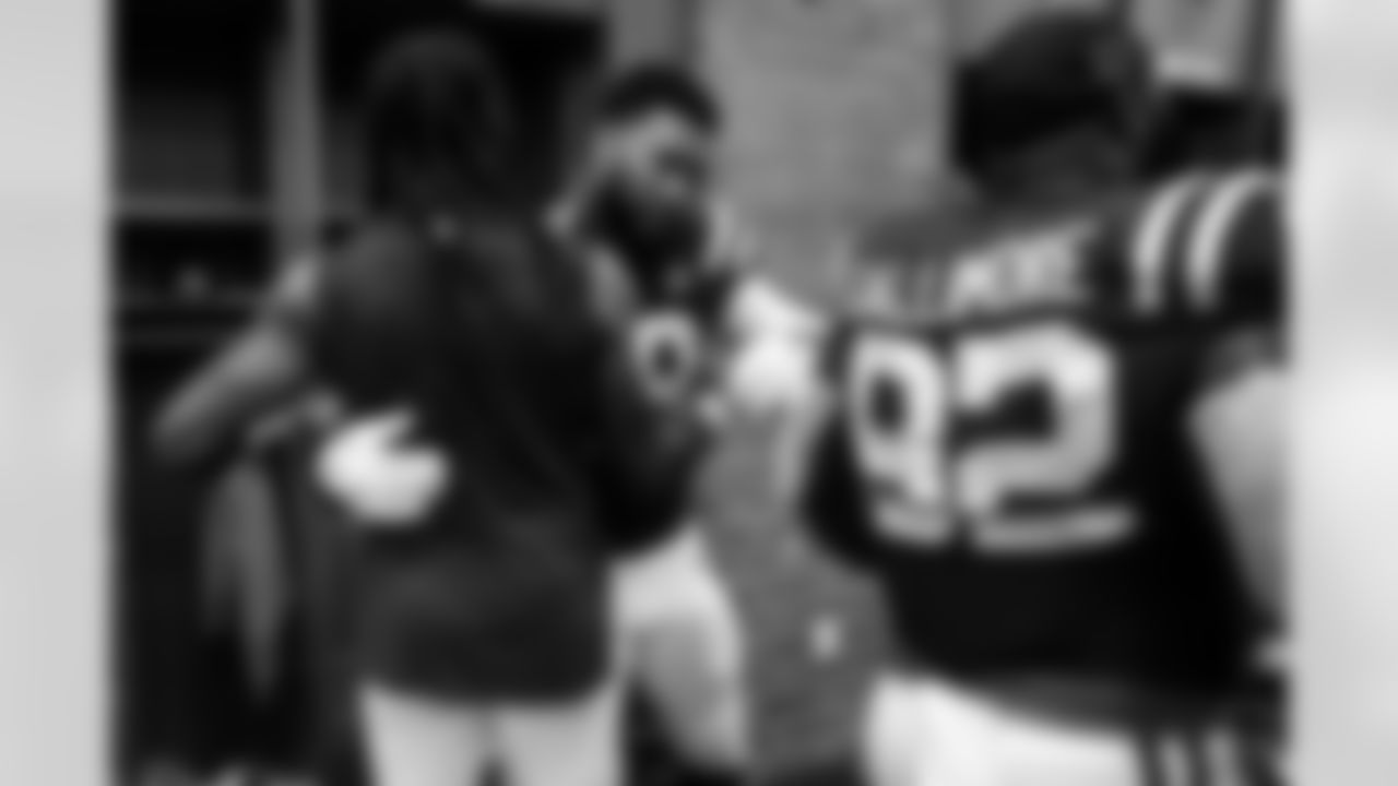 DT DeForest Buckner #99 and DL Neville Gallimore #92