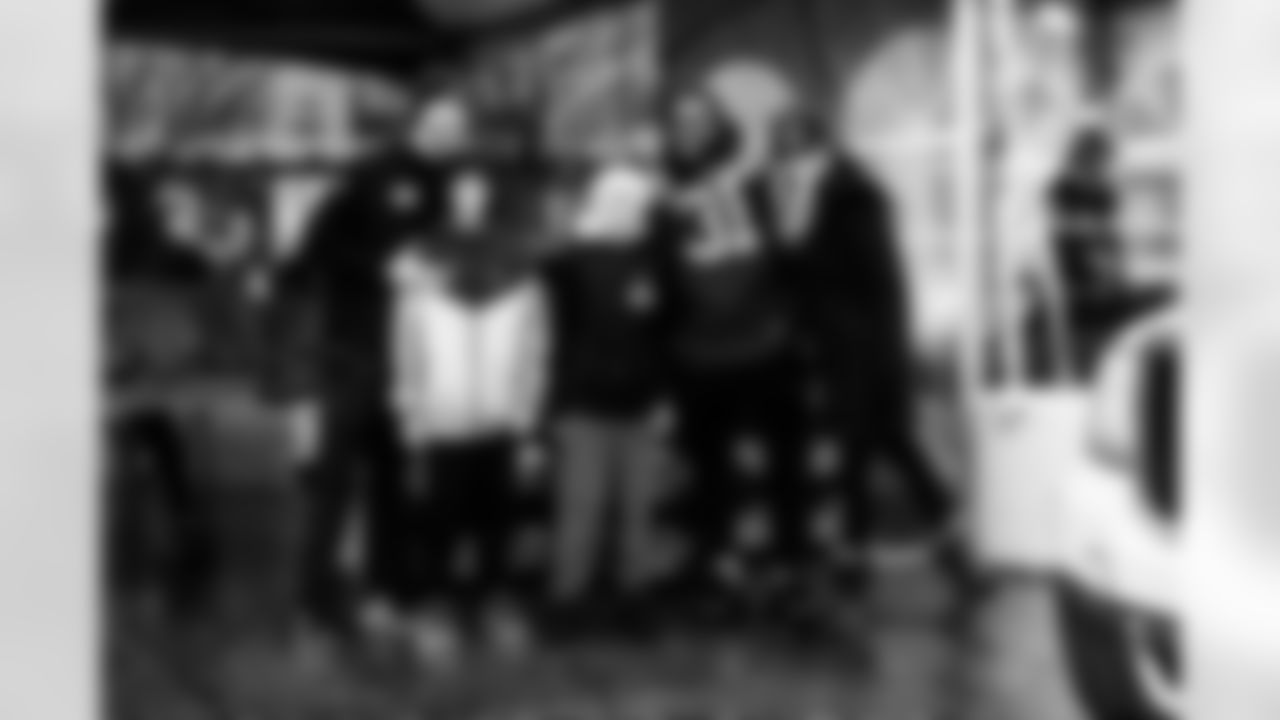 Morgan Lucas and RB Tyler Goodson #31