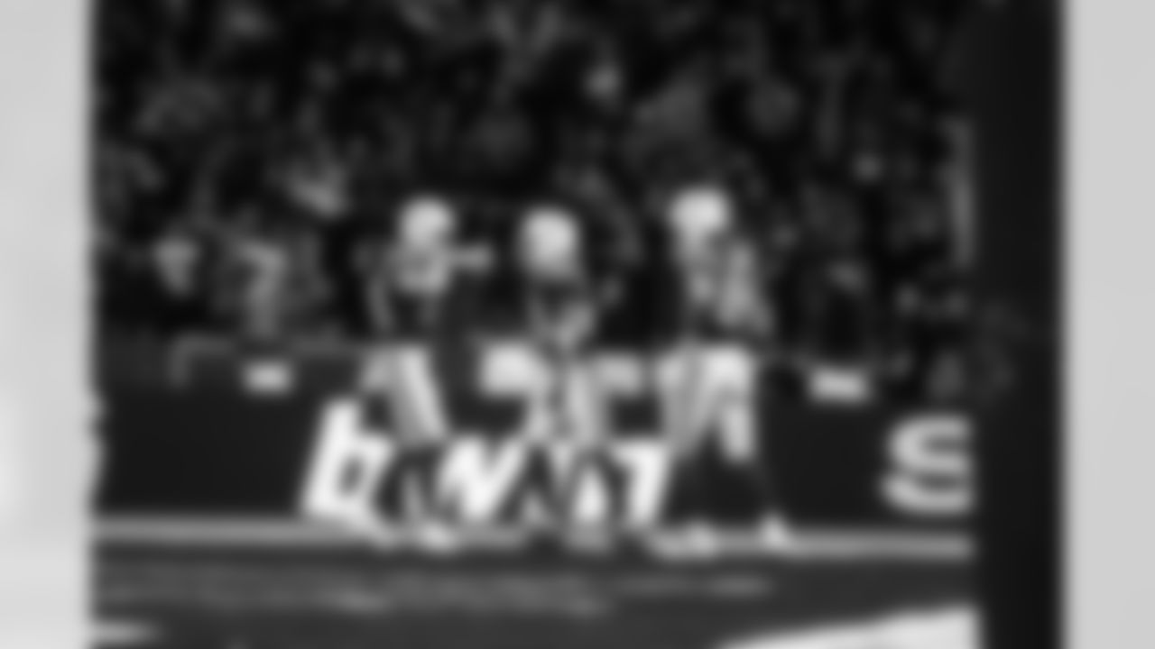 RB Jonathan Taylor #28, TE Tyler Warren #84 and WR Alec Pierce #14