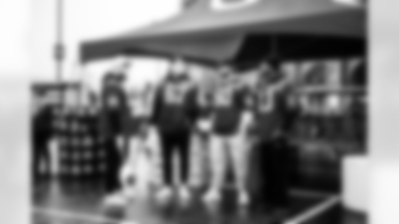 G Dalton Tucker #68, T Luke Tenuta #67, C Tanor Bortolini #60 and WR Laquon Treadwell #13