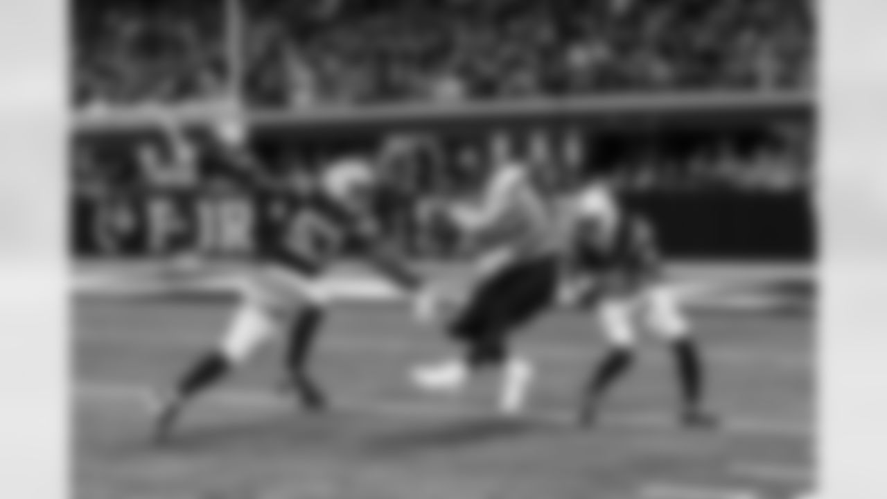 LB Germaine Pratt #53 and CB Mekhi Blackmon #29