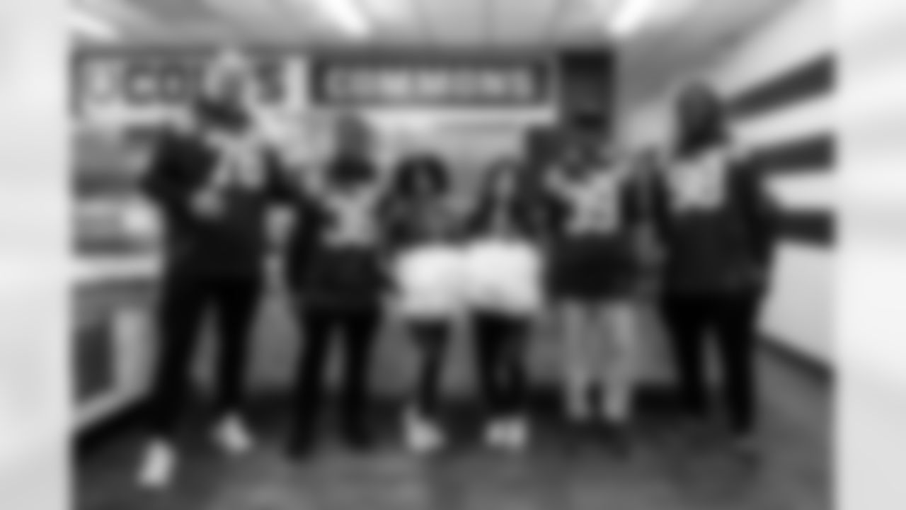 T Jack Wilson #76, RB Salvon Ahmed #36, Jada W., CB David Long Jr. #39, Victoria F. and DT Eric Johnson II #98