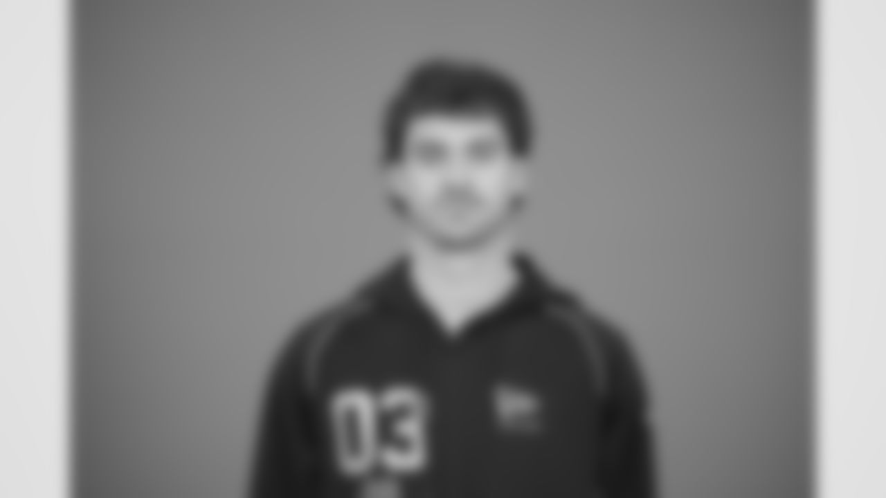 Illinois quarterback Luke Altmyer (03) poses for a portrait at the NFL football scouting combine in Indianapolis, Wednesday, Feb. 25, 2026 (AJ Mast/AP Content Services for the NFL)