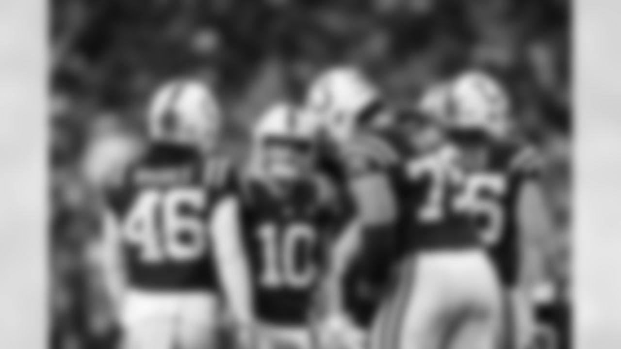 LS Luke Rhodes #46, K Blake Grupe #10 and T Jalen Travis #75