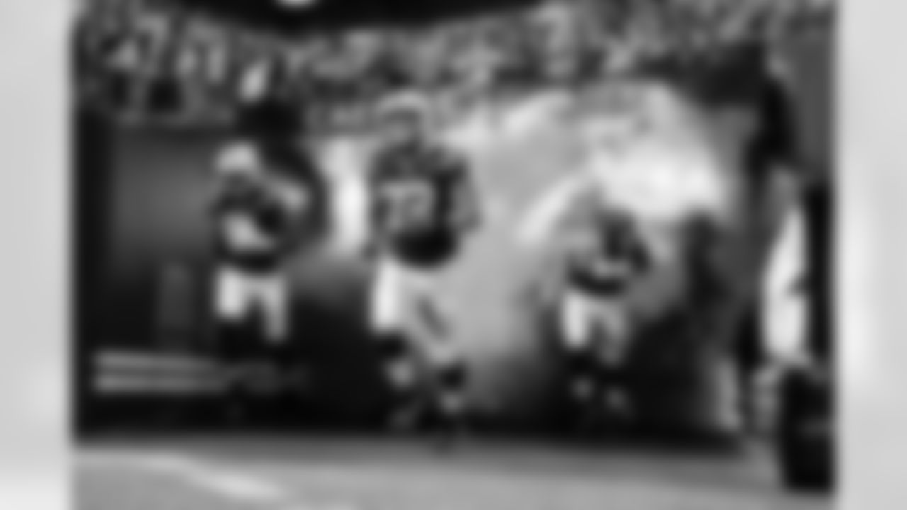 TE Mo Alie-Cox #81, T Braden Smith #72 and OL Matt Goncalves #71