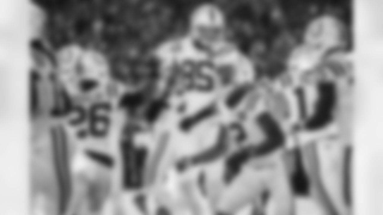 RB Ameer Abdullah #26, TE Drew Ogletree #85, WR Josh Downs #2 and WR Laquon Treadwell #13