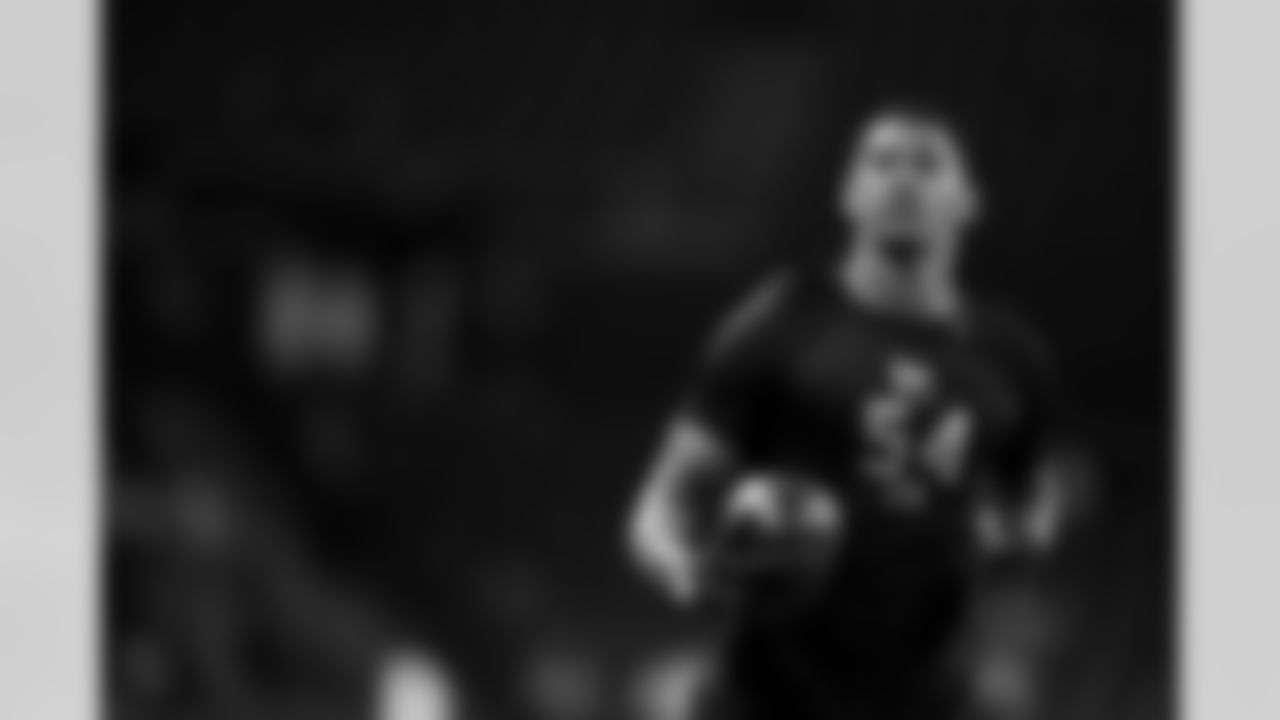 Penn State defensive back Zakee Wheatley (54) participates in a drill during the 2026 NFL Scouting Combine on Friday, February 27, 2026 in Indianapolis, Indiana. (Cooper Neill/NFL)