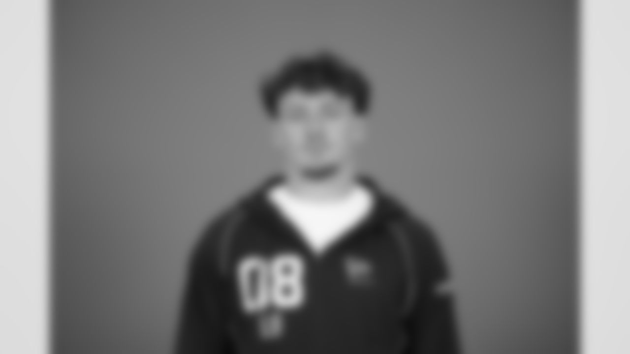 Indiana linebacker Aiden Fisher (08) poses for a portrait at the NFL football scouting combine in Indianapolis, Tuesday, Feb. 24, 2026 (AJ Mast/AP Content Services for the NFL)