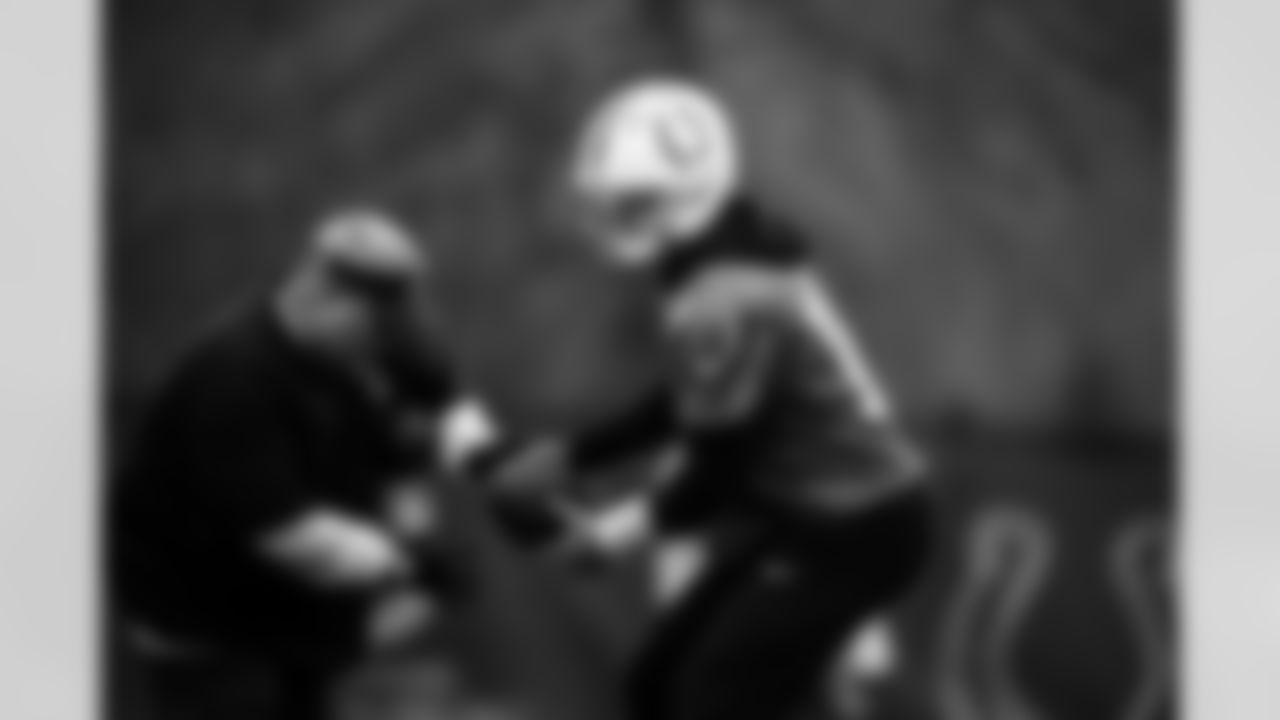 Sean Sullivan - Director of Equipment Operations and QB Daniel Jones #17