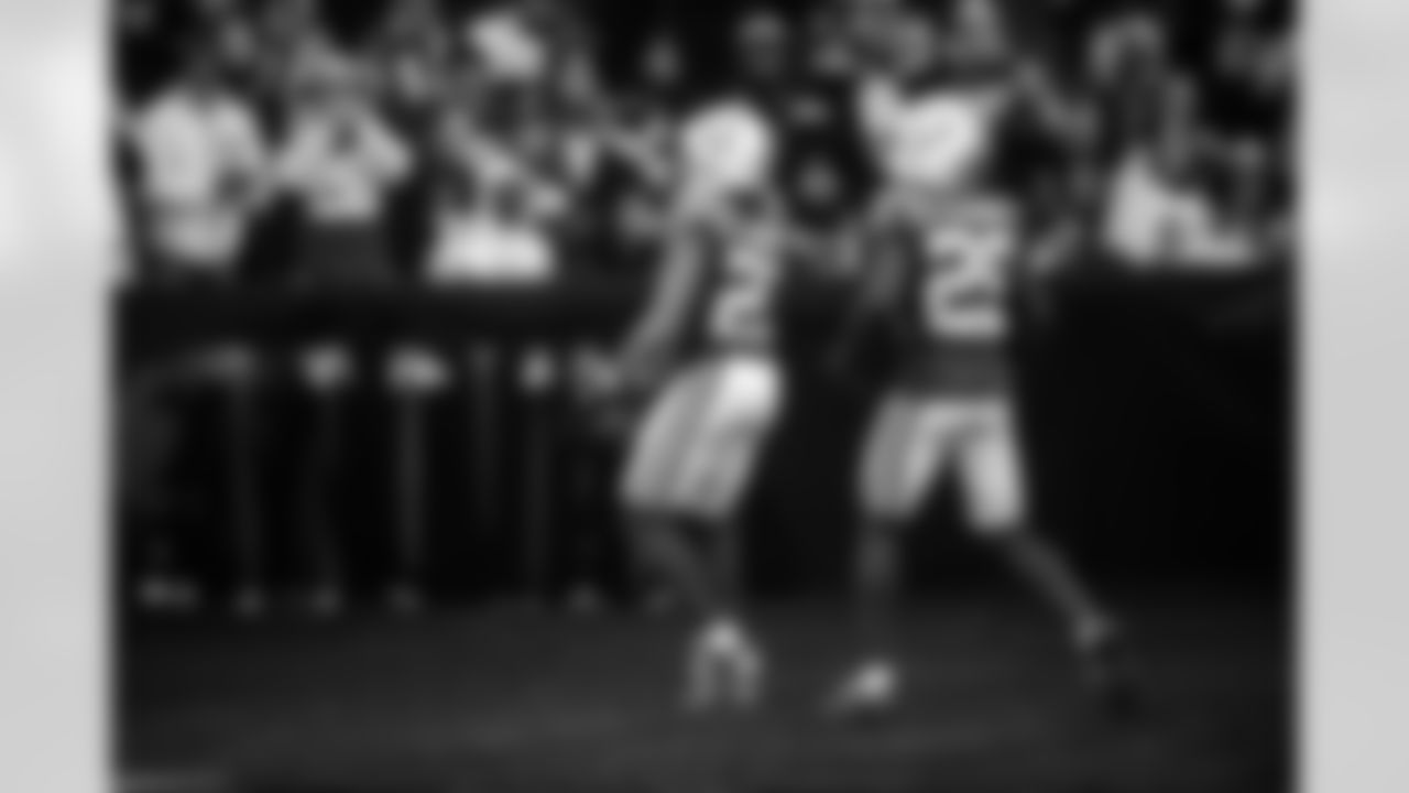 CB Kenny Moore II #23 and CB Mekhi Blackmon #29