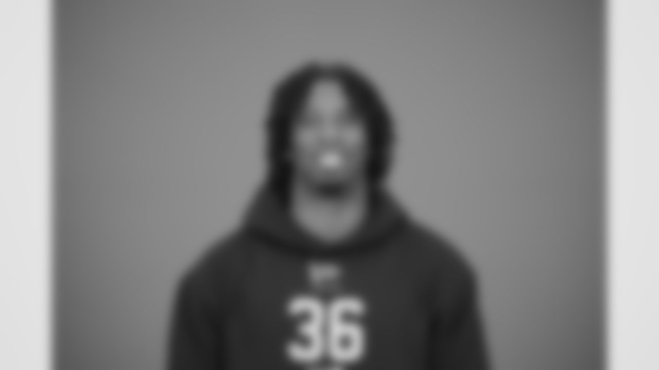 Florida wide receiver J. Michael Sturdivant (36) poses for a portrait at the NFL football scouting combine in Indianapolis, Wednesday, Feb. 25, 2026 (AJ Mast/AP Content Services for the NFL)