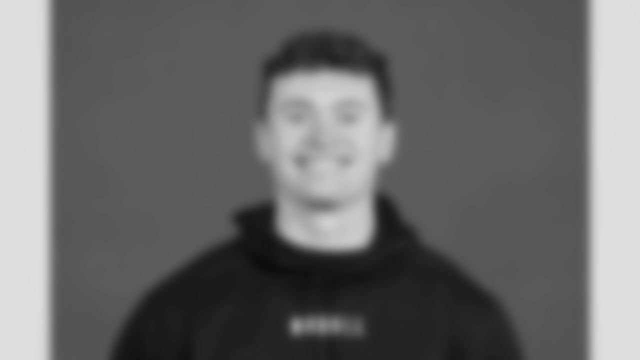 Brigham Young kicker Ryan Rehkow poses for a portrait at the NFL football Combine, Thursday, Feb. 29, 2024, in Indianapolis. (Doug Benc/AP Images for the NFL)