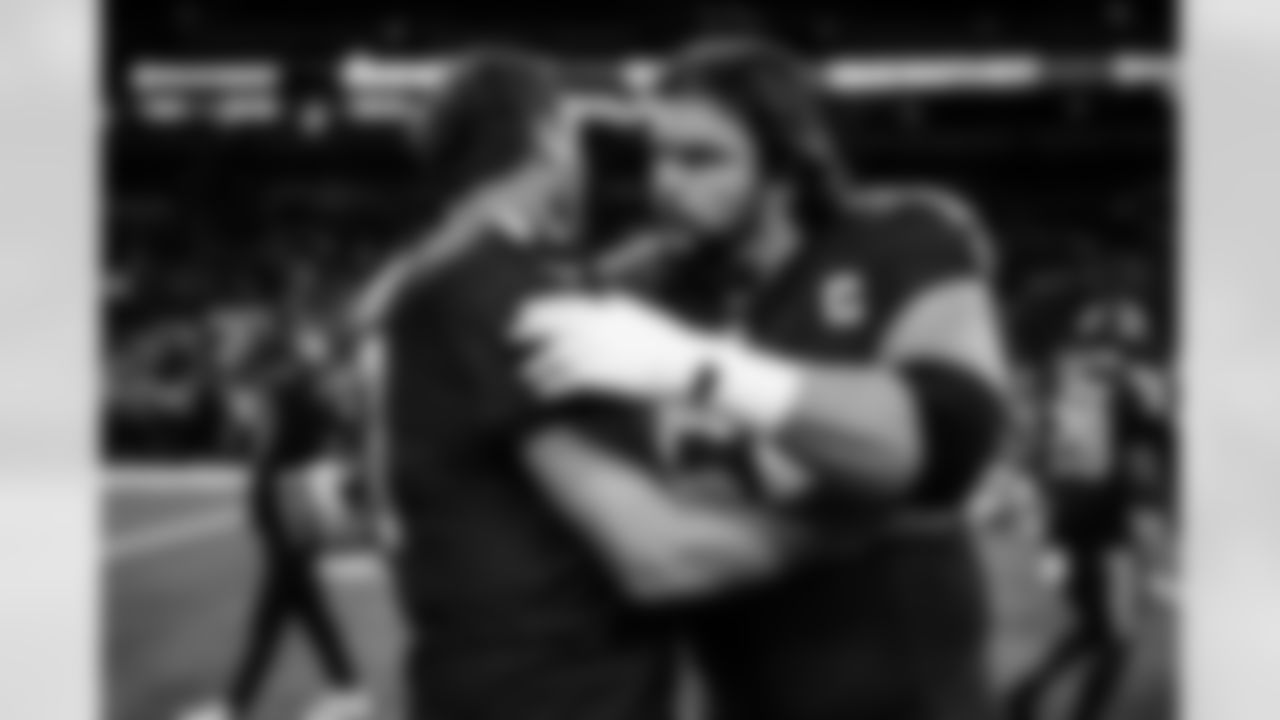 QB Phillip Rivers #17 and G Quenton Nelson #56