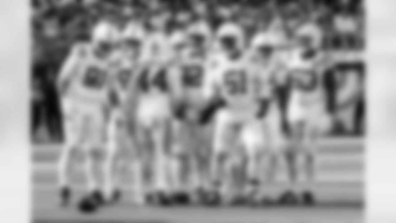 DE J.T. Tuimoloau #91, DT Adetomiwa Adebawore #95, LB Zaire Franklin #44, DT Neville Gallimore #92, DE Kwity Paye #51 and LB Germaine Pratt #53
