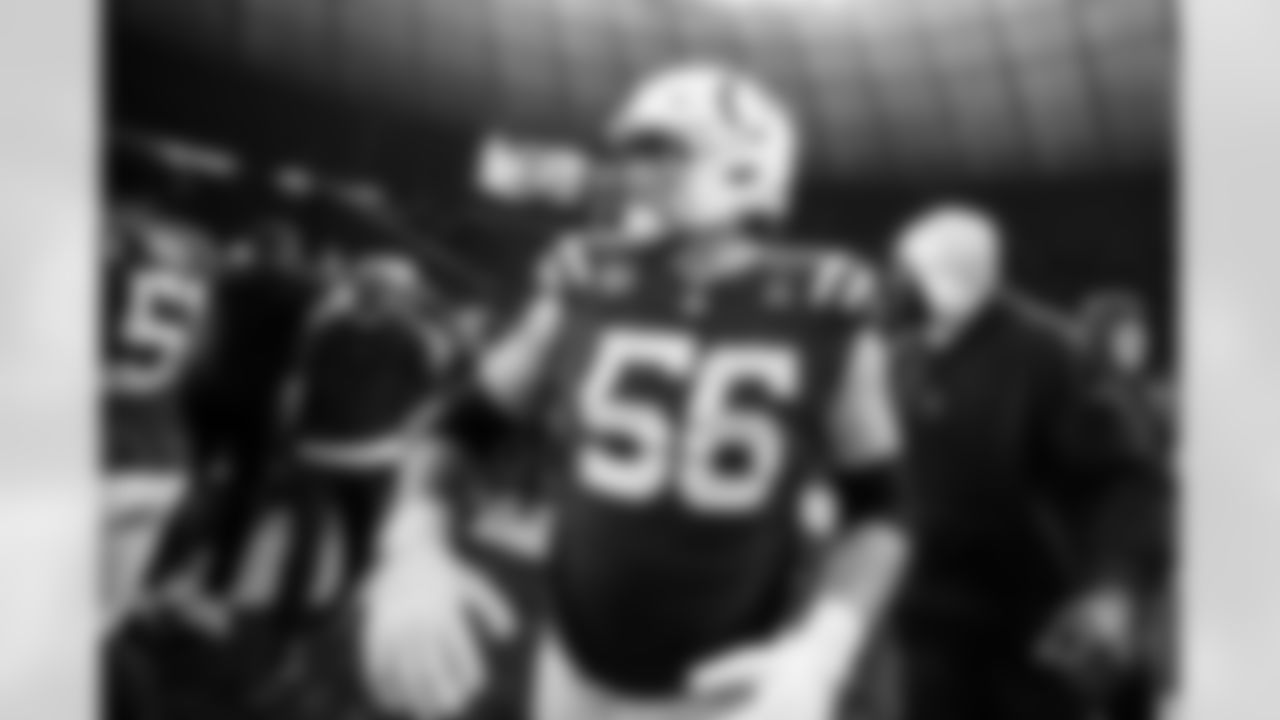 G Quenton Nelson #56 and DE Tanoh Kpassagnon #96