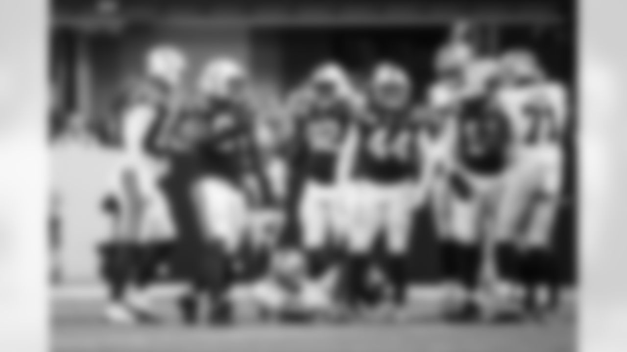 DL DeForest Buckner #99, DL Tyquan Lewis #94, DL Neville Gallimore #92, LB Zaire Franklin #44 and DL Kwity Paye #51