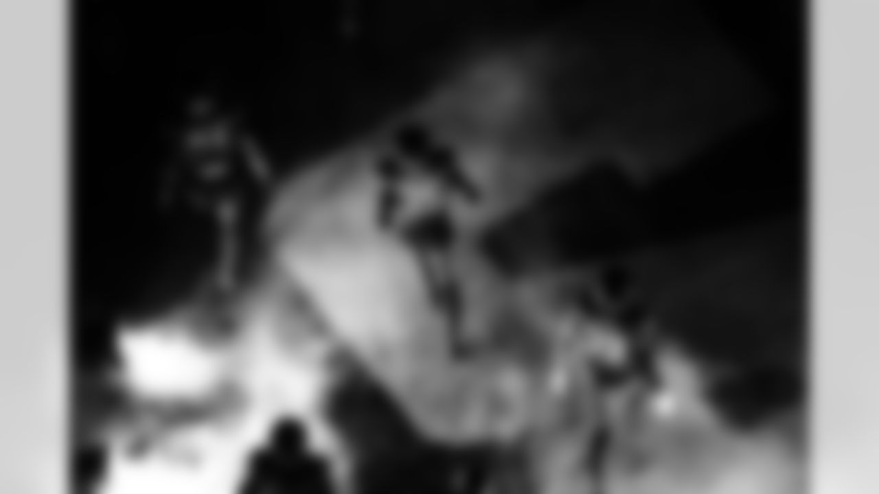 S Rodney Thomas II #25, RB Tyler Goodson #31 and S George Odum #39