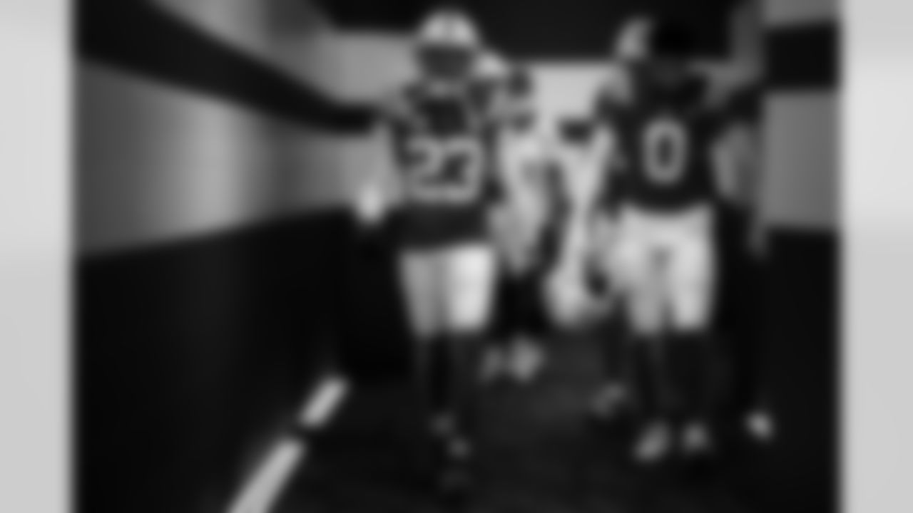 CB Kenny Moore II #23 and S Camryn Bynum #0